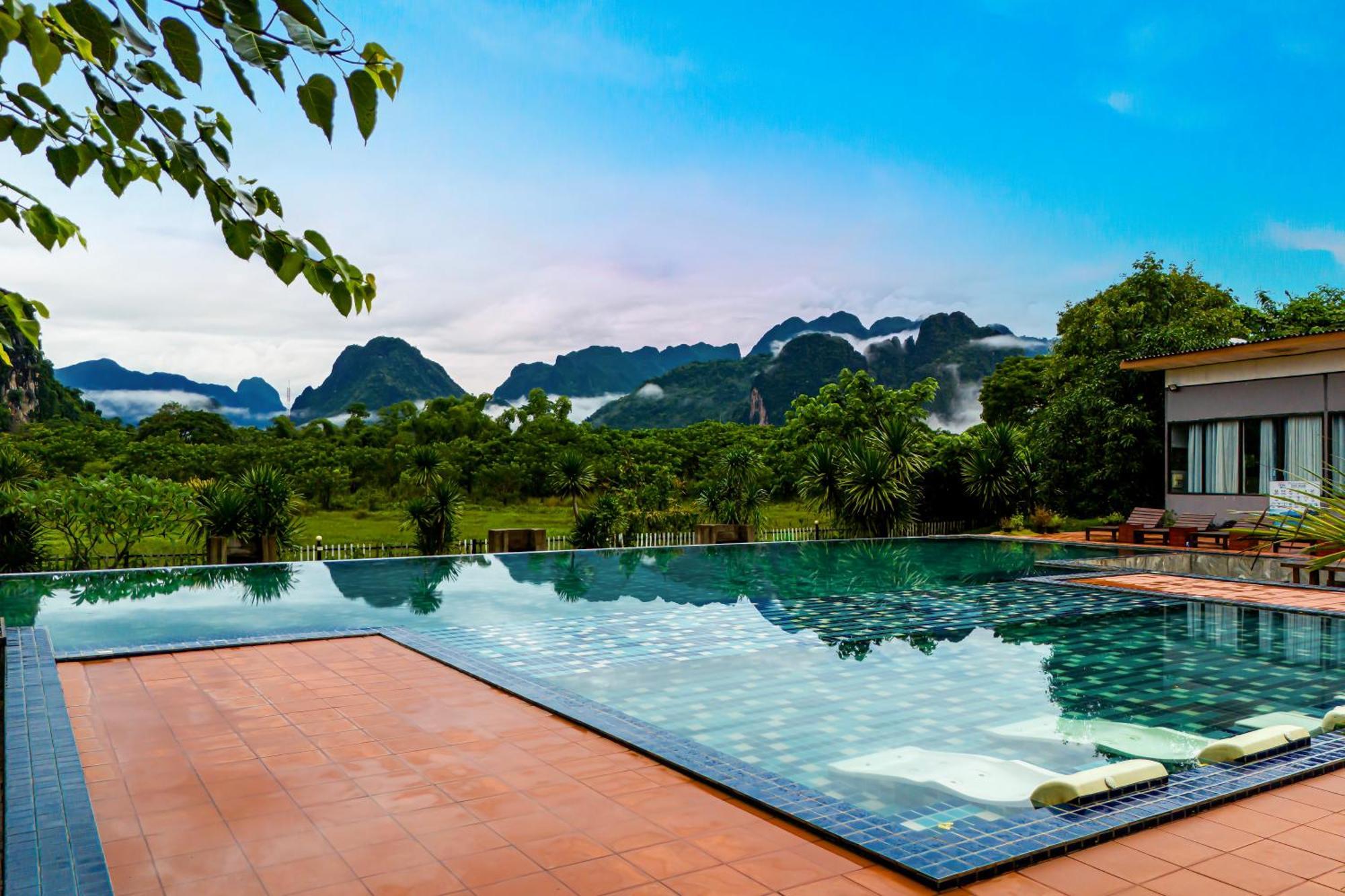 Lisha Garden Resort Hotel Vang Vieng Dış mekan fotoğraf